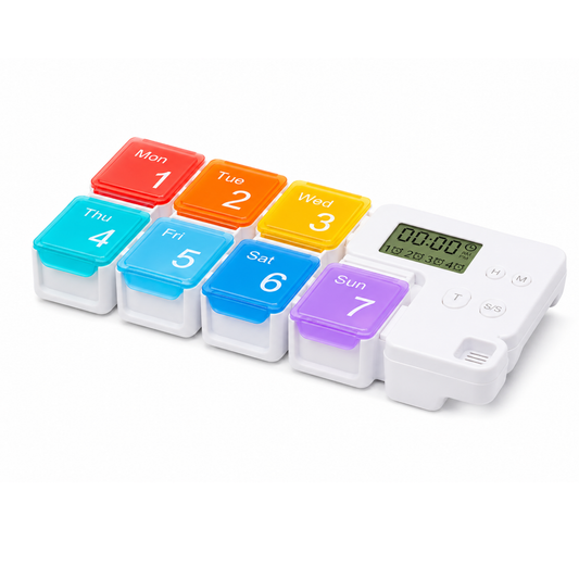 Pastillero Semanal Inteligente con Alarma